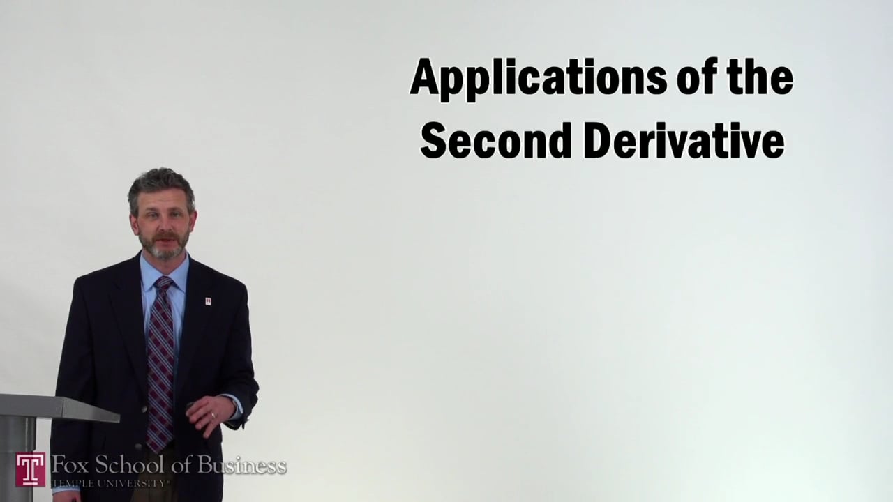 Applications of the Second Derivative