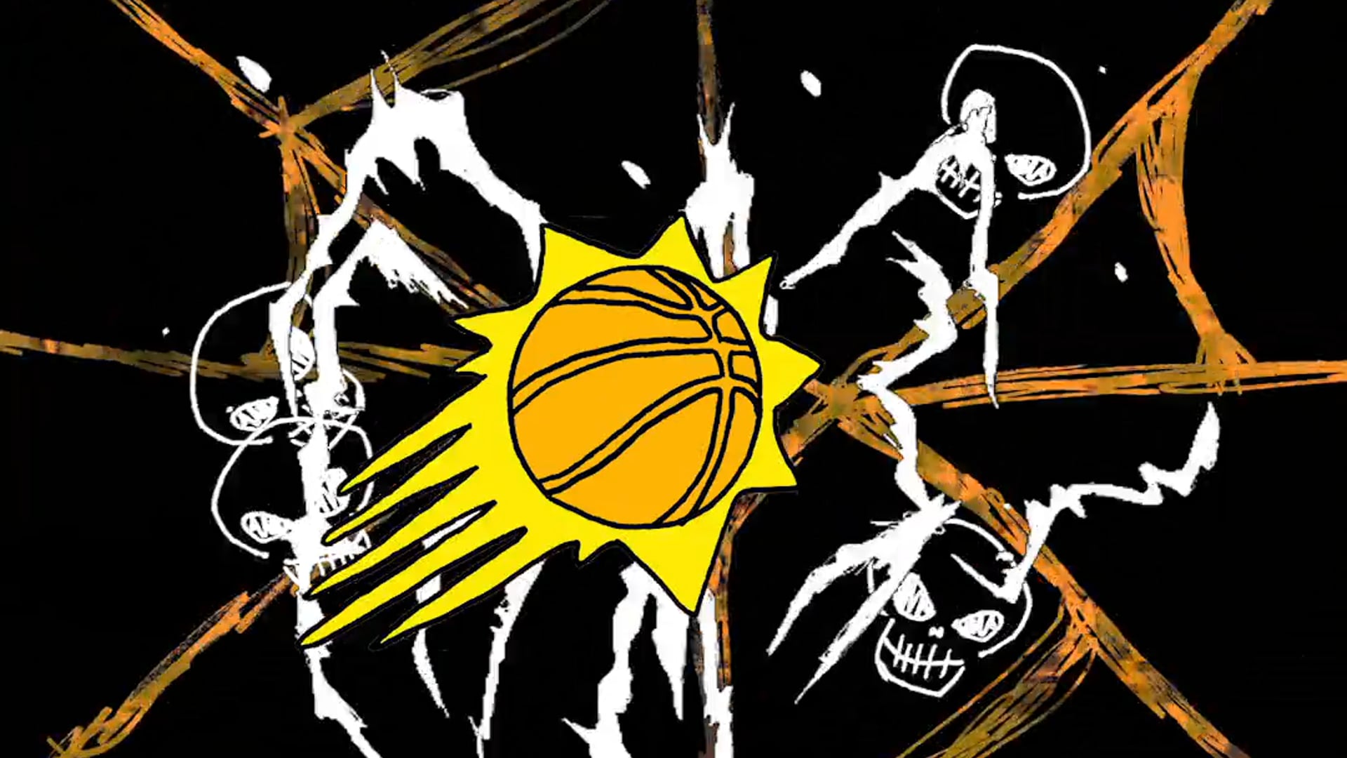 NBA Halloween Logo Sequence