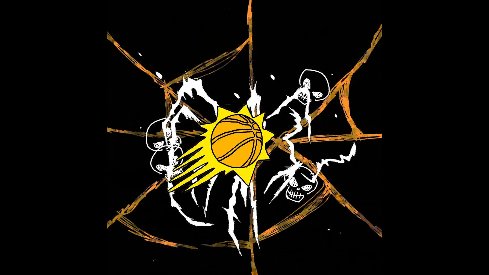 NBA Halloween Logo Sequence