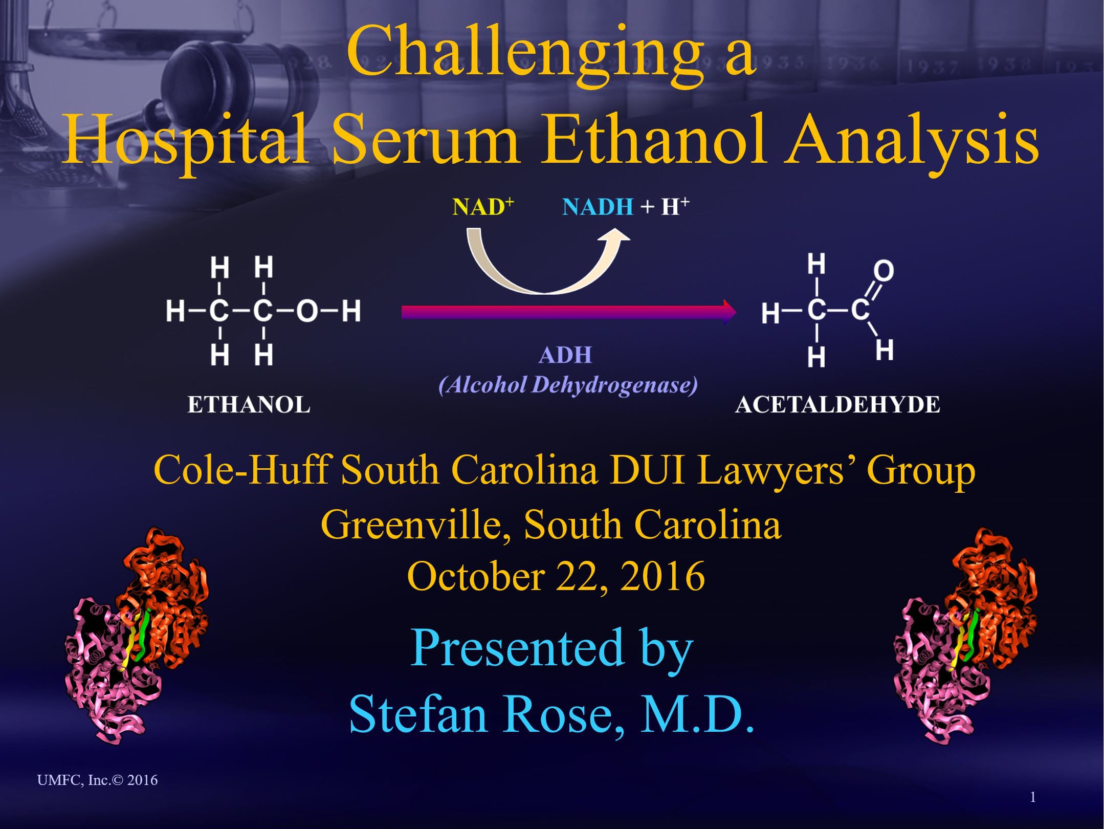 BUBBA - HUFF SERUM ETHANOL ERRORS