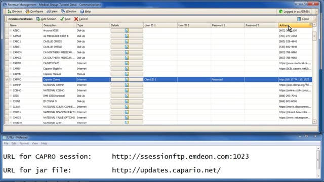 Change Healthcare URL & jar file for RM