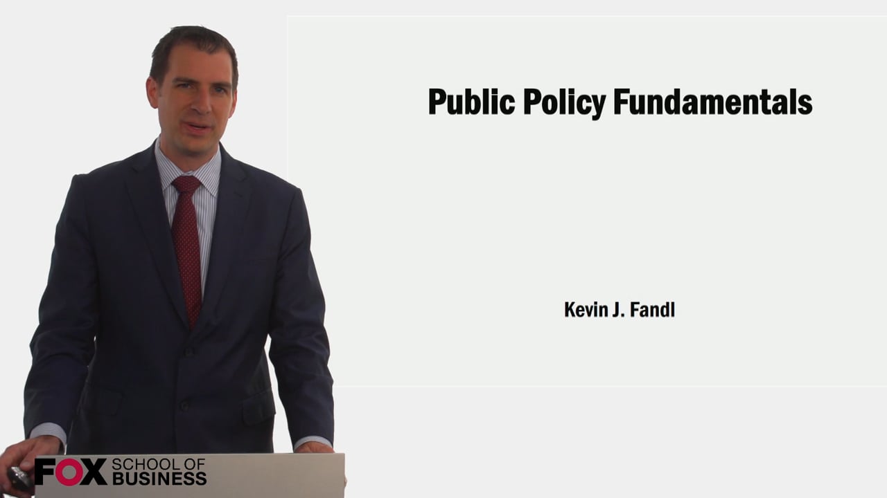 Public Policy Fundamentals