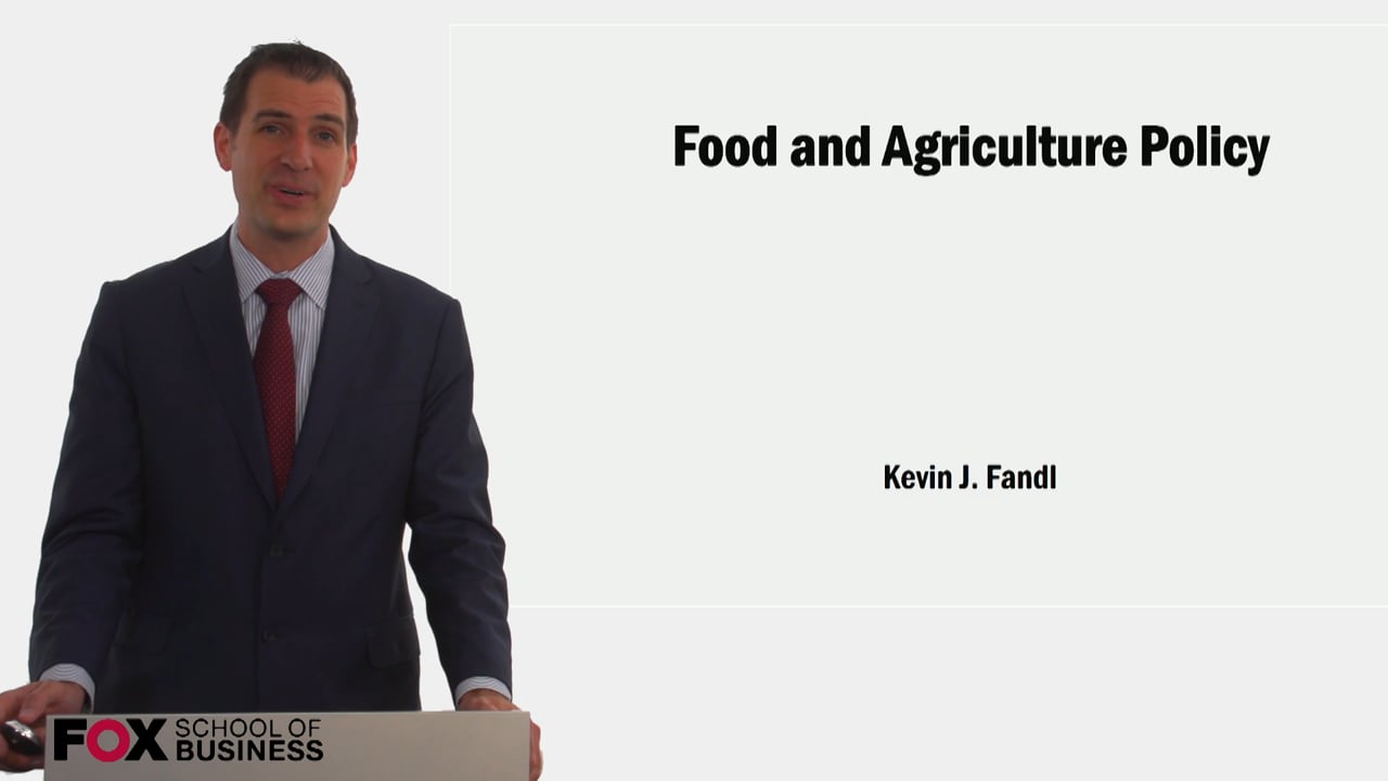 59252Food and Agriculture Policy