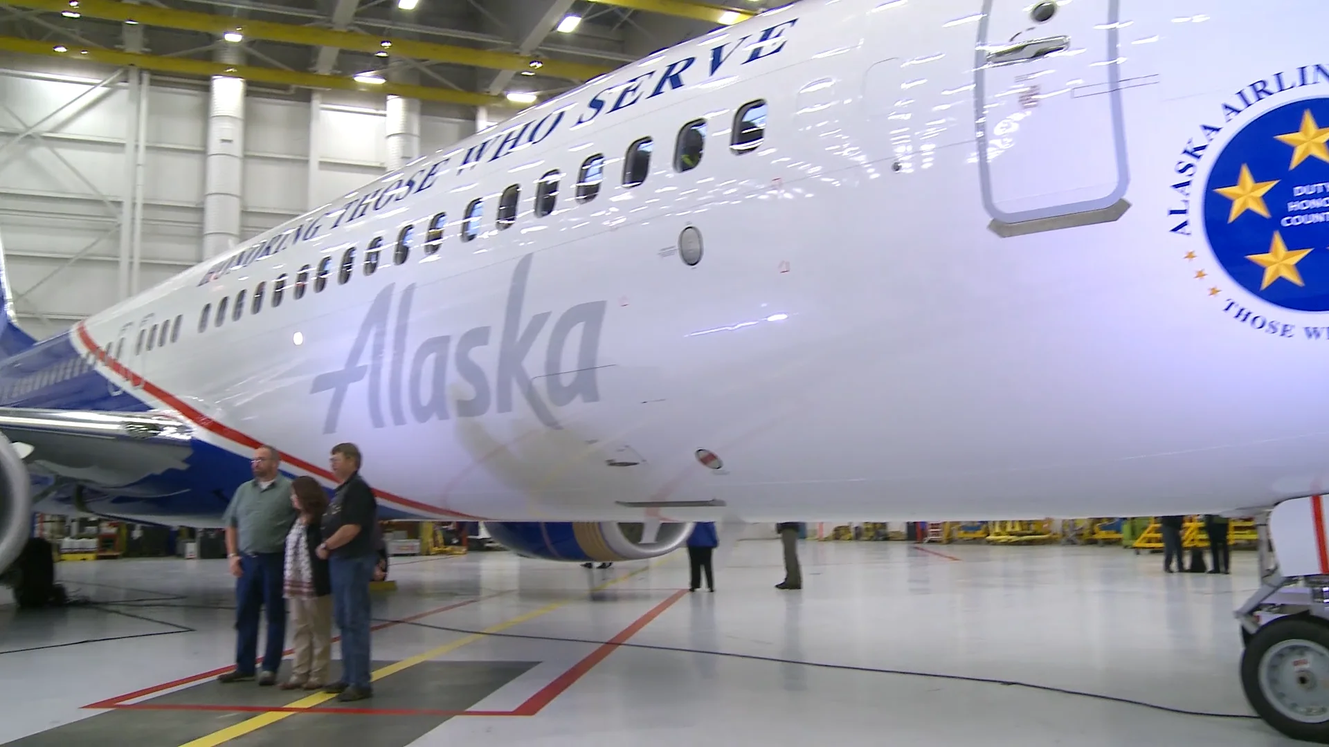 Honoring those who serve: Alaska Airlines unveils its newest Honoring those who serve: Alaska Airlines unveils its newest