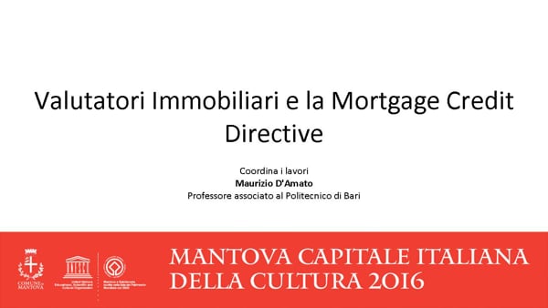 Valutatori Immobiliari e la Mortgage Credit Directive