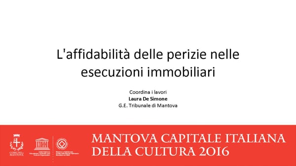 L'affidabilità delle perizie nelle esecuzioni immobiliari