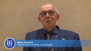 Why did EAHM choose HealthManagement.org as their exclusive communications partner, I-I-I with Marc Hastert, EAHM, Luxembourg