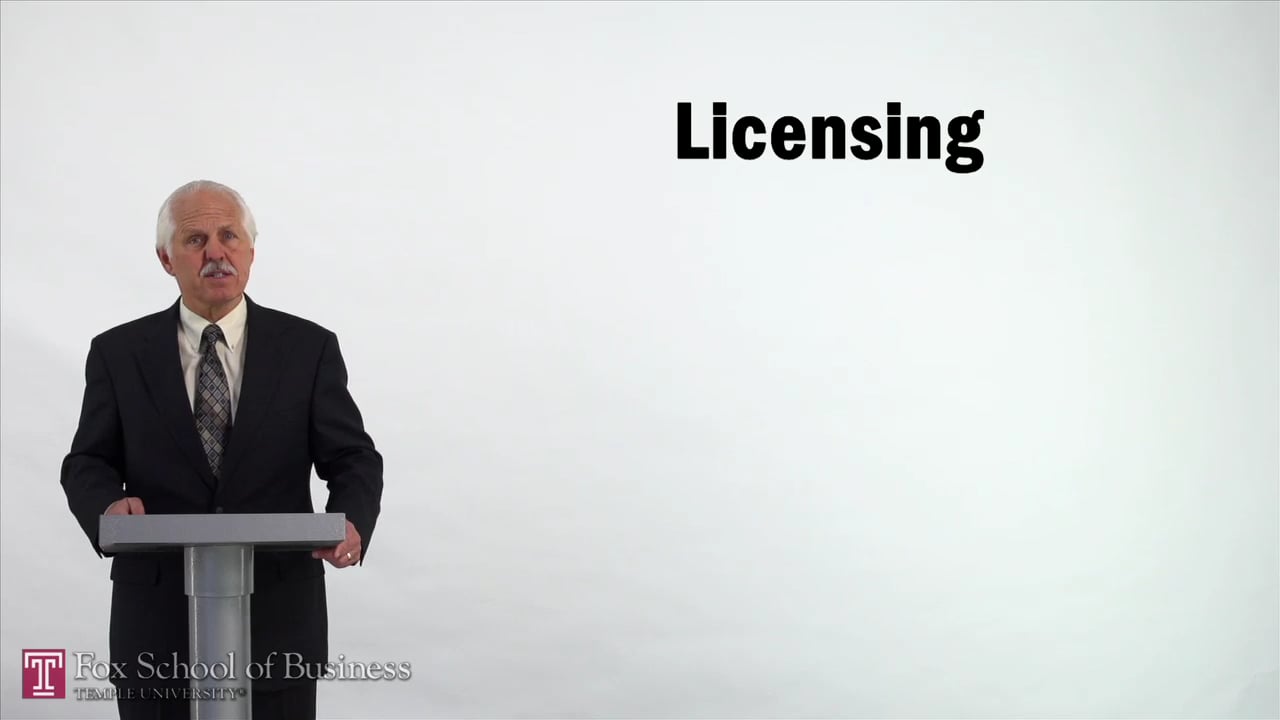 Licensing