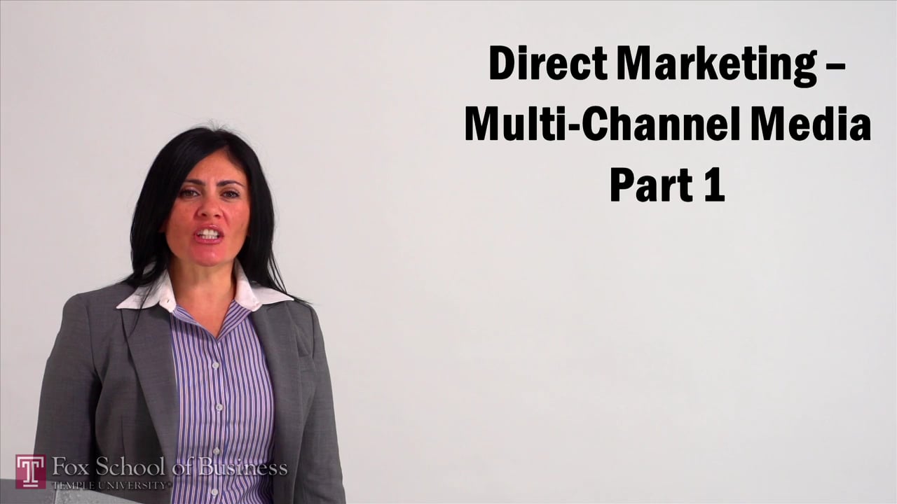 Direct Marketing  – Multi-Channel Media I