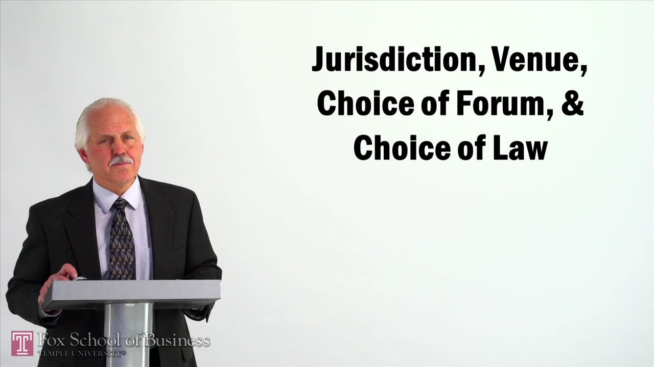 Login to view Jurisdiction, Venue, Choice of Forum, and Choice of Law