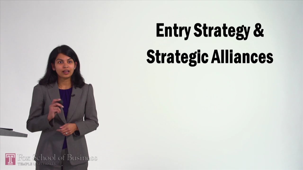 Entry Strategy and Strategic Alliances