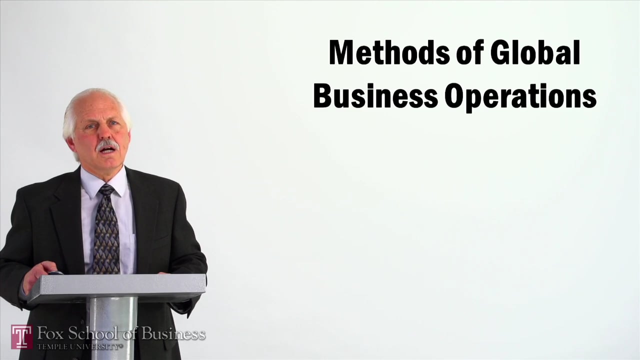 Methods of Global Business Operations