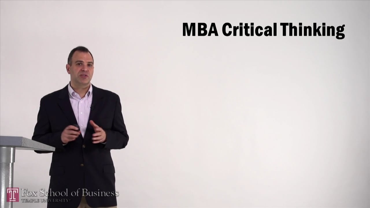 Login to view MBA Critical Thinking