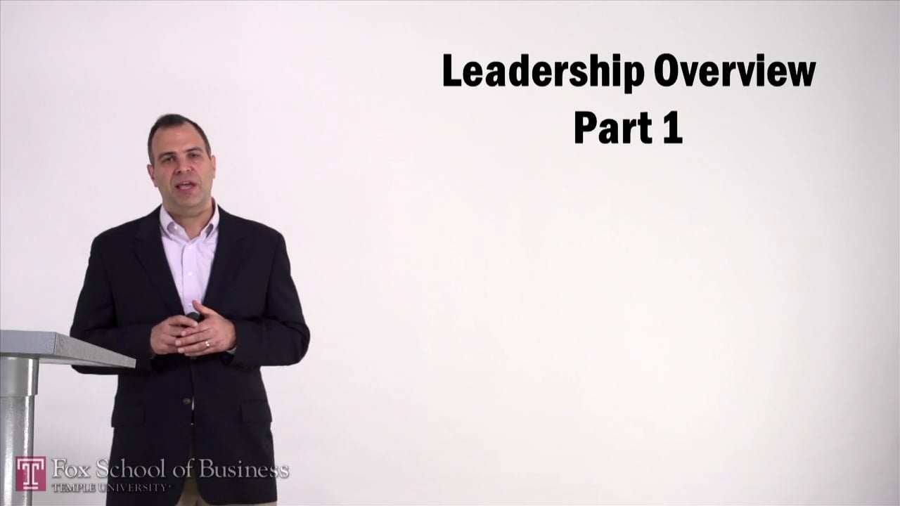 Leadership Overview I