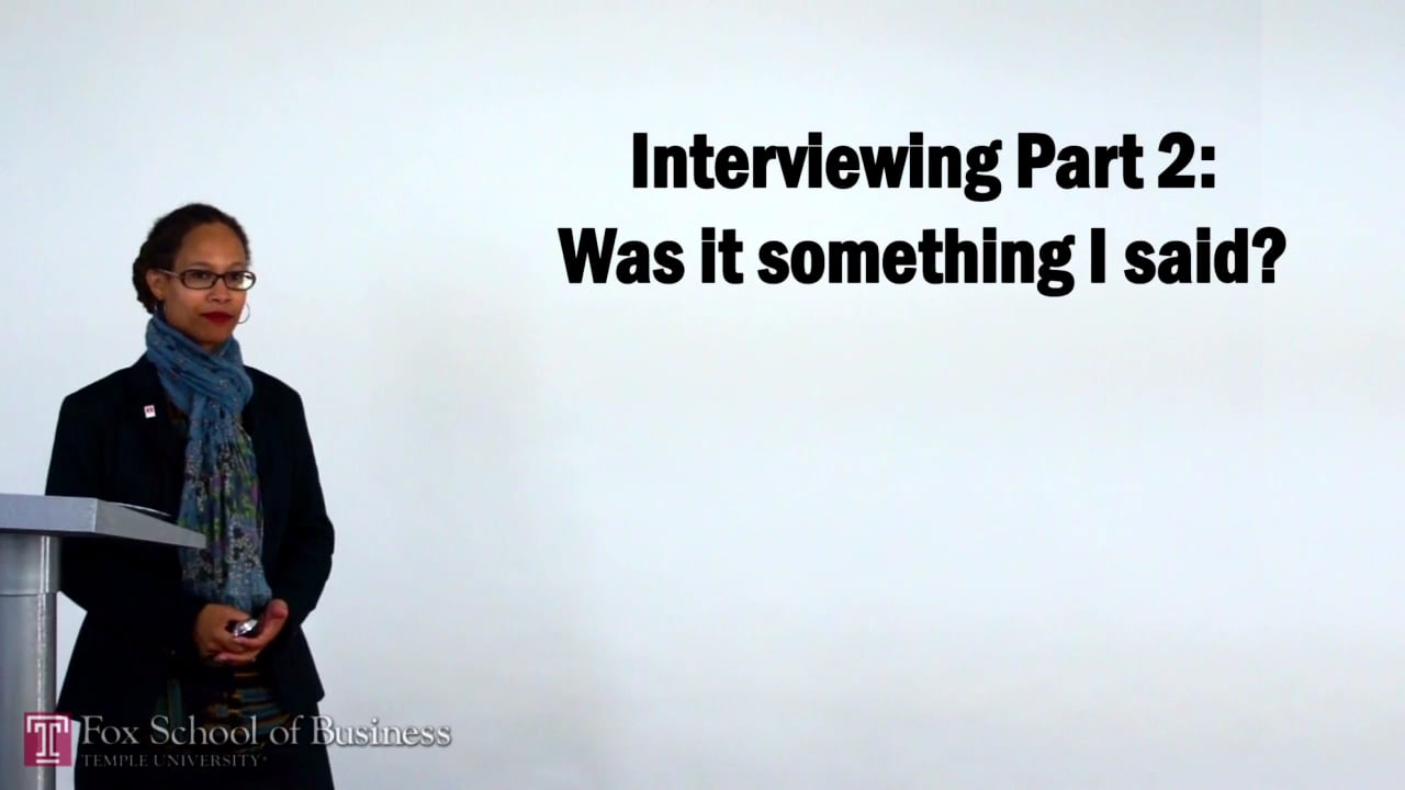 Interviewing II