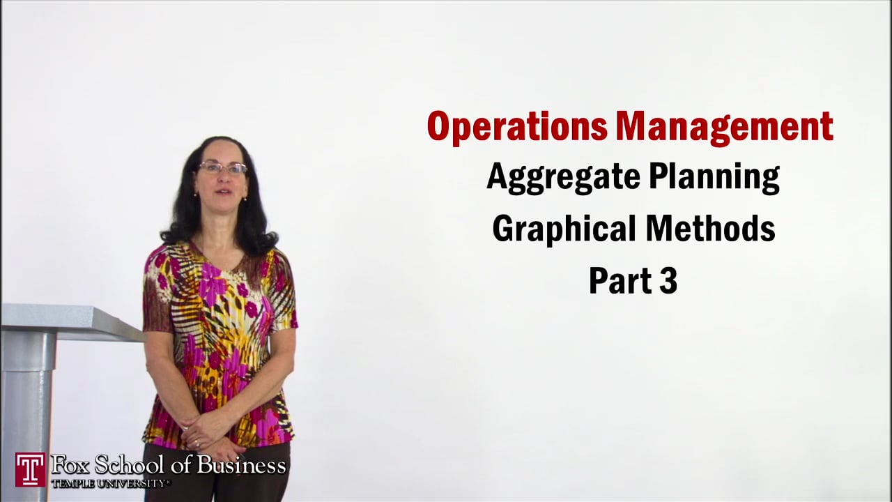 Login to view Aggregate Planning IV:  Graphical Methods Part 3