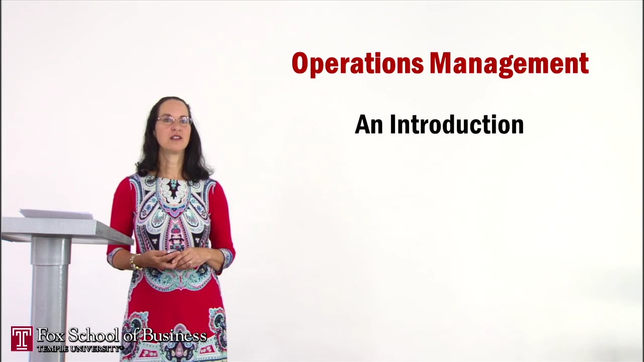 Introduction to Operations Management