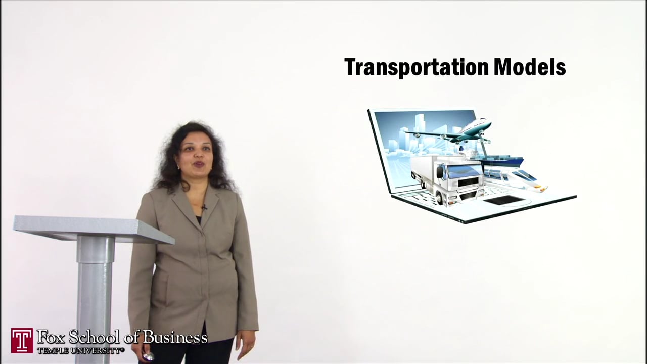 Transportation Models I