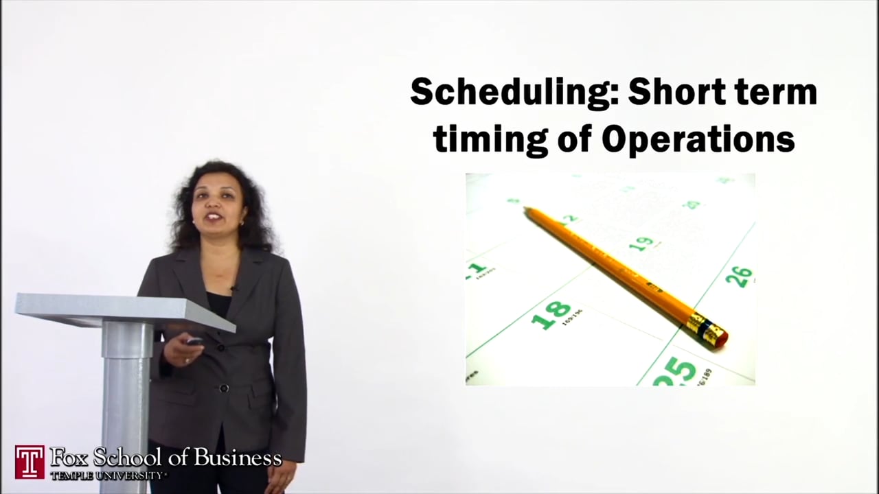 Login to view Scheduling: Short term timing of Operations