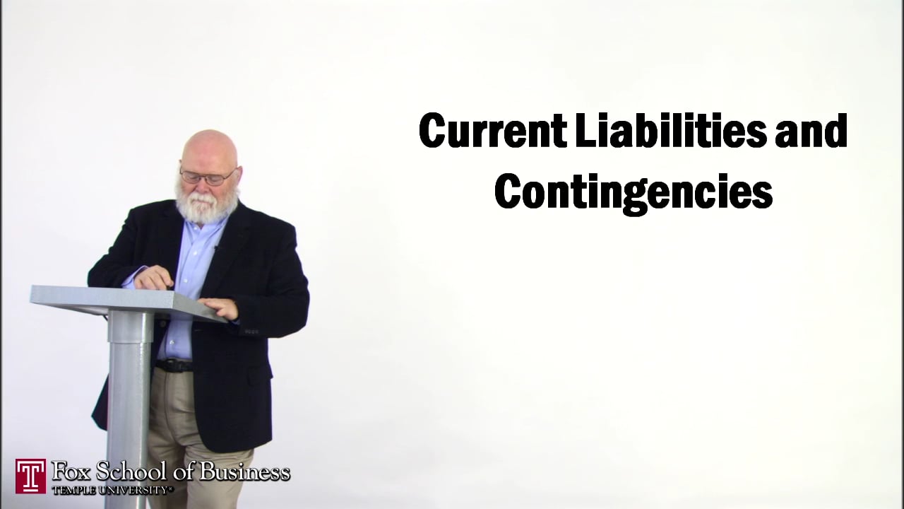 Current Liabilities and Contingencies II