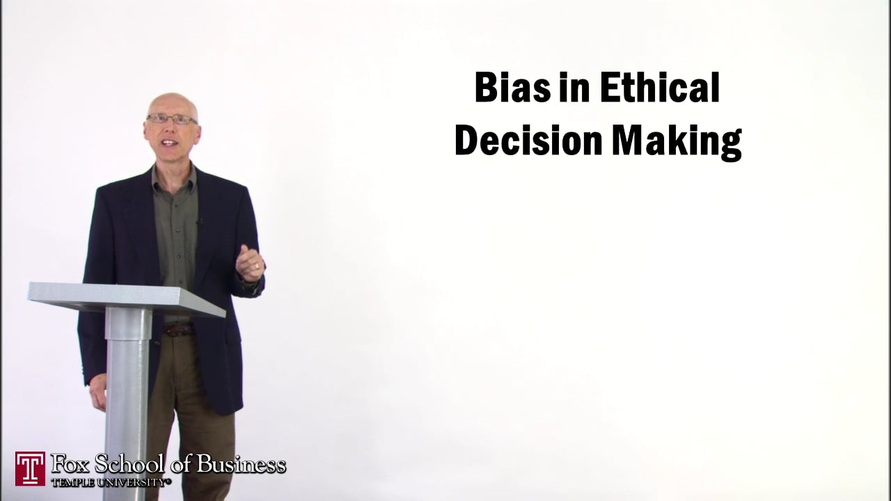 Bias in Ethical Decision Making