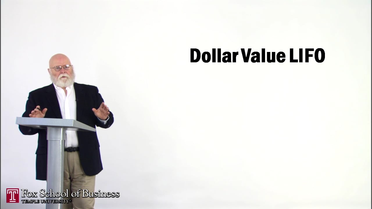 Dollar Value LIFO
