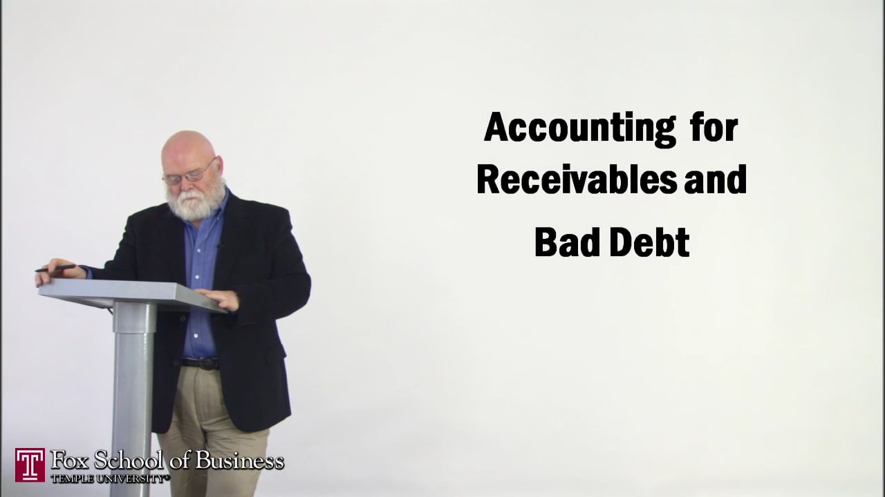 Login to view Accounting Receivables and Bad Debt