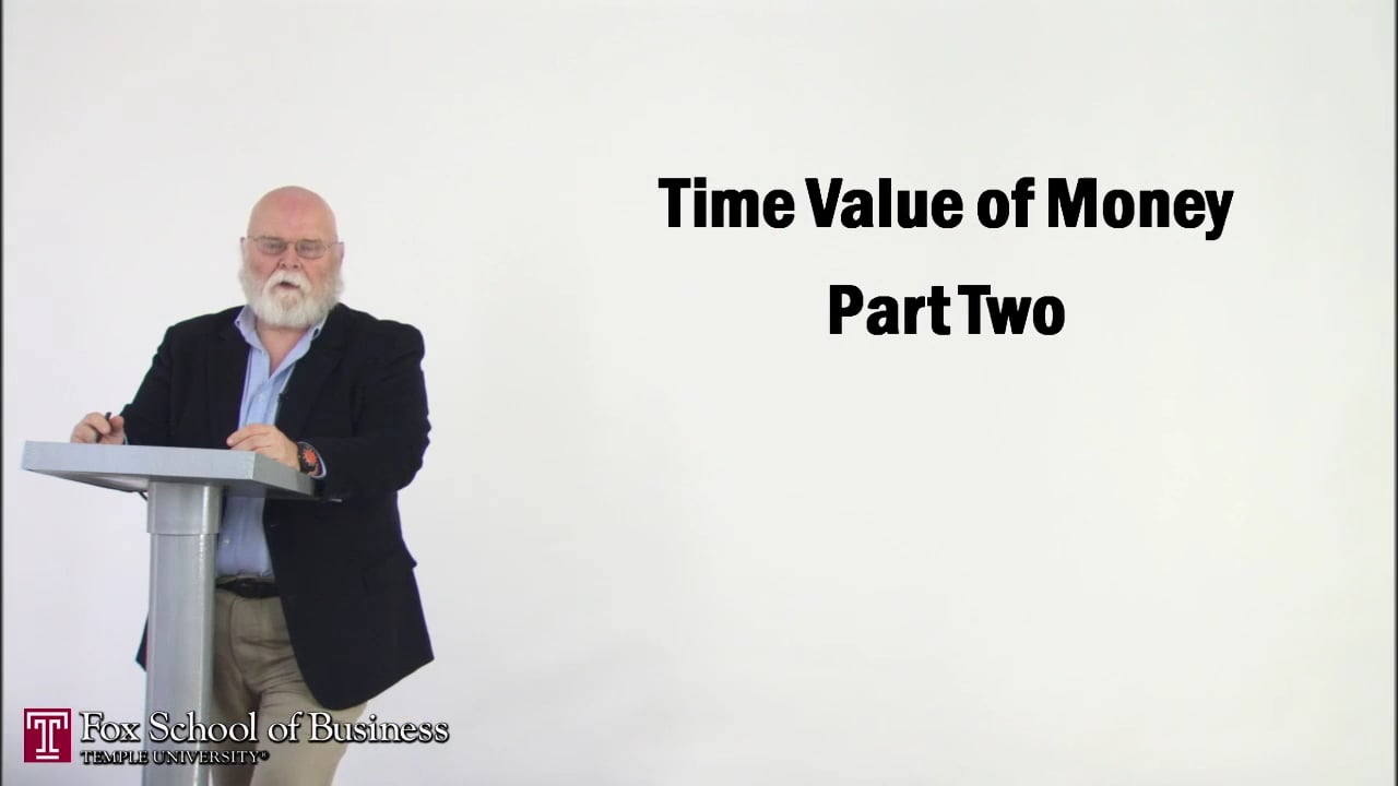 The Time Value of Money II