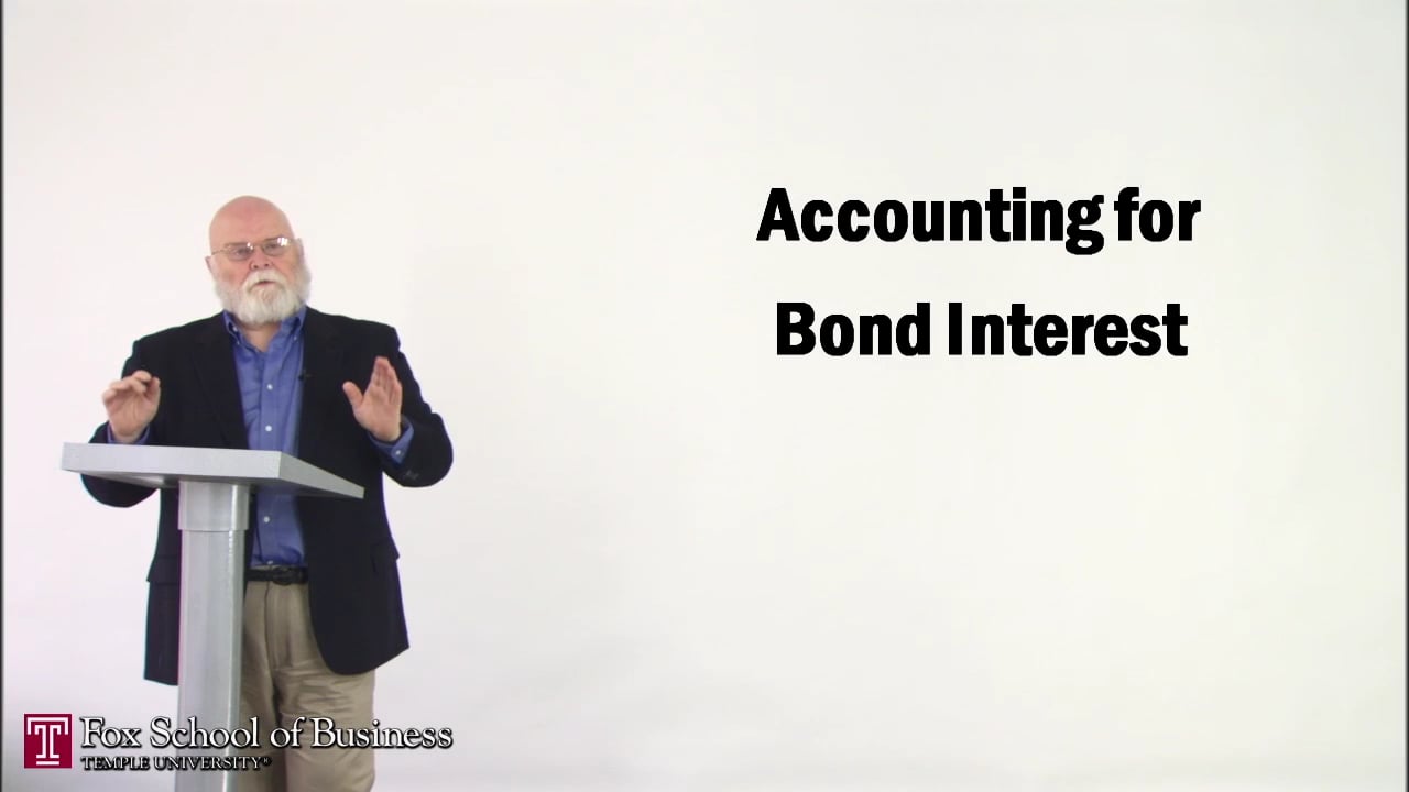 Accounting for Bond Interest