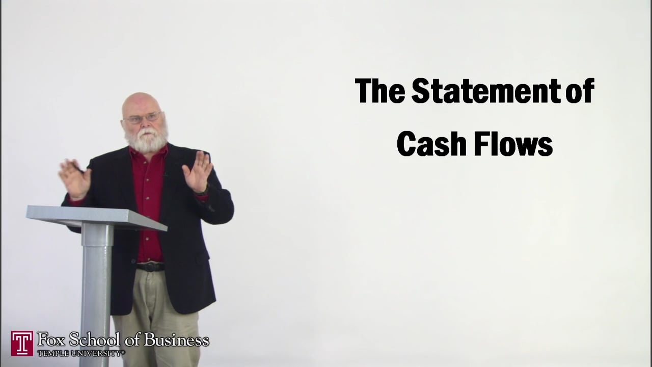 The Statement of Cash Flows I
