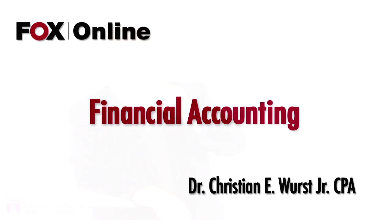 Introduction to Financial Accounting