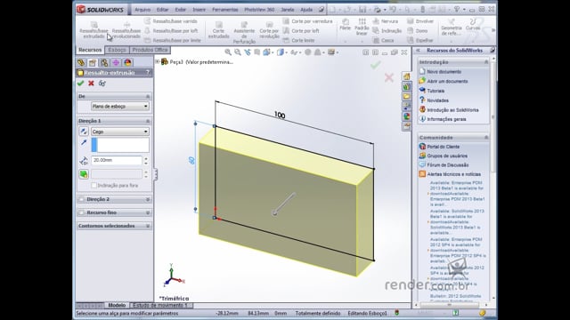 M1A2 - Entendendo a Lógica de Operação do SolidWorks