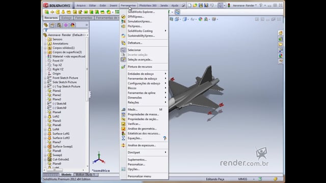 M1A1 - Introdução ao SolidWorks 2012 Português