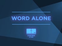 Word Alone