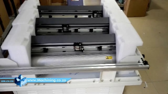 Machining Video: Transport Vibration Simulation for Packing Improvement of AM.CO.ZA Vinyl Cutters