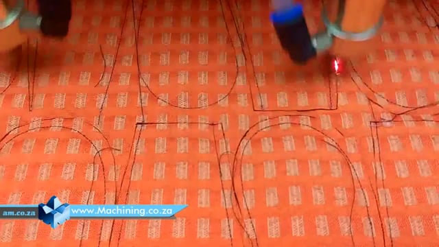 Machining Video: Sewed 6mm Stuffed Toy Pattern Fabric Pieces Cut Out by CO2 Laser Cutter