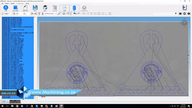 Machining Video: Complex Metal Art Vector Designs Handled By Fabricam Sheet Metal Cutting Software