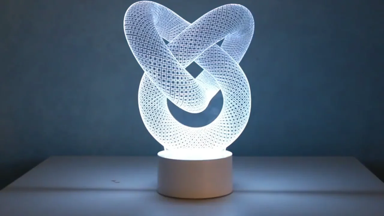 ミュージシャン t-Ace 3D LANP Numskull Back to The Future 3D Lamp Wall Light Plastic