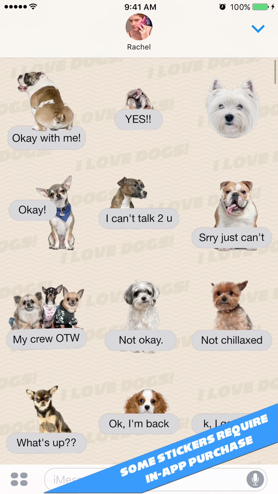 Dog Stickers for iMessages on Vimeo