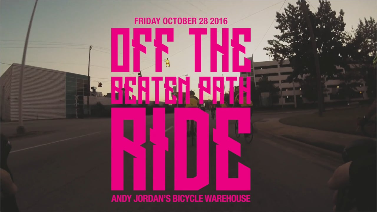 Off the Beaten Path Ride (10/28/16)