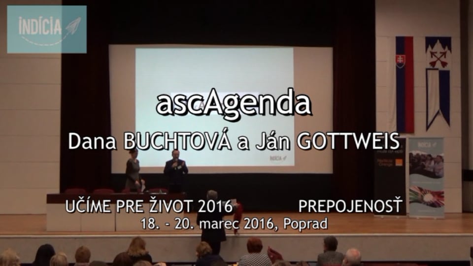 Dana Buchtová, Ján Gottweis - ascAgenda
