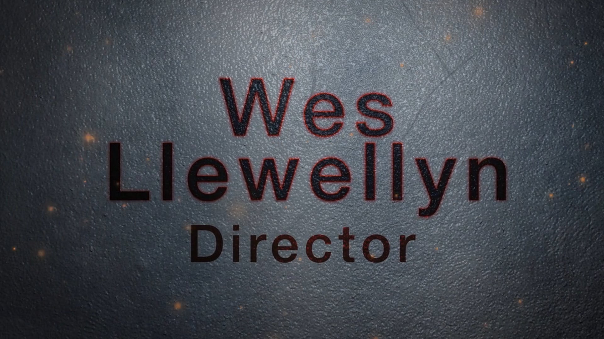 Wes Director Reel 12-11-21