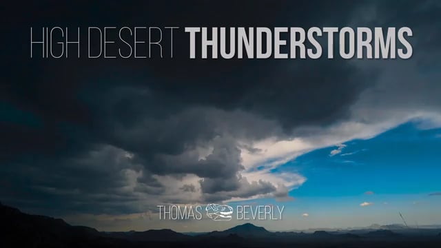 High Desert Thunderstorms | Mountain Storm Sound Effects Library