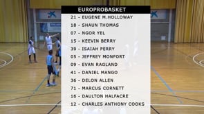 CB L'Escala 74 - 90 Europobasket P1