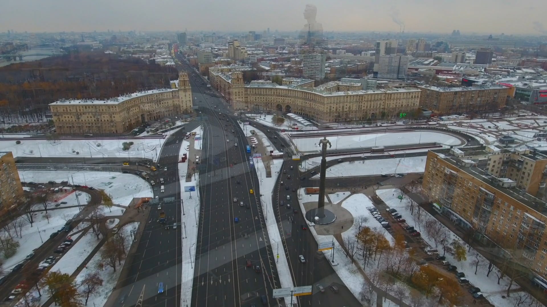 Проспект Юрия Гагарина Петербург коптер