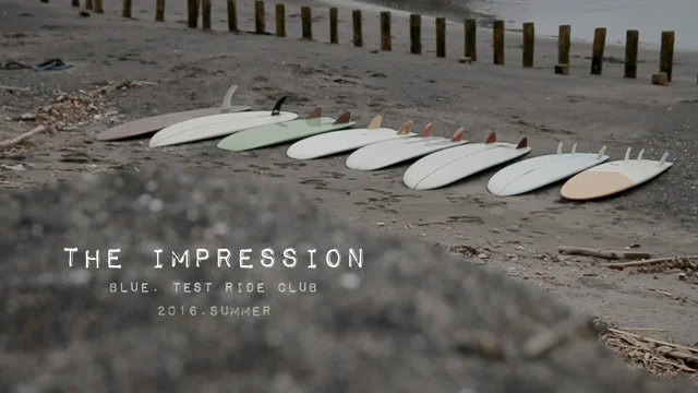 THE IMPRESSION - Blue. TEST RIDE CLUB