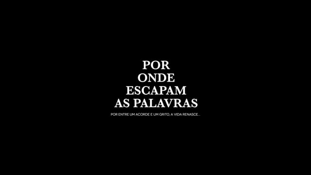 Por Onde Escapam as Palavras - Trailer Oficinal