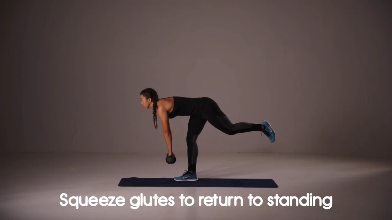 Single Leg Romanian Deadlift- HIIT Exercises – Group HIIT