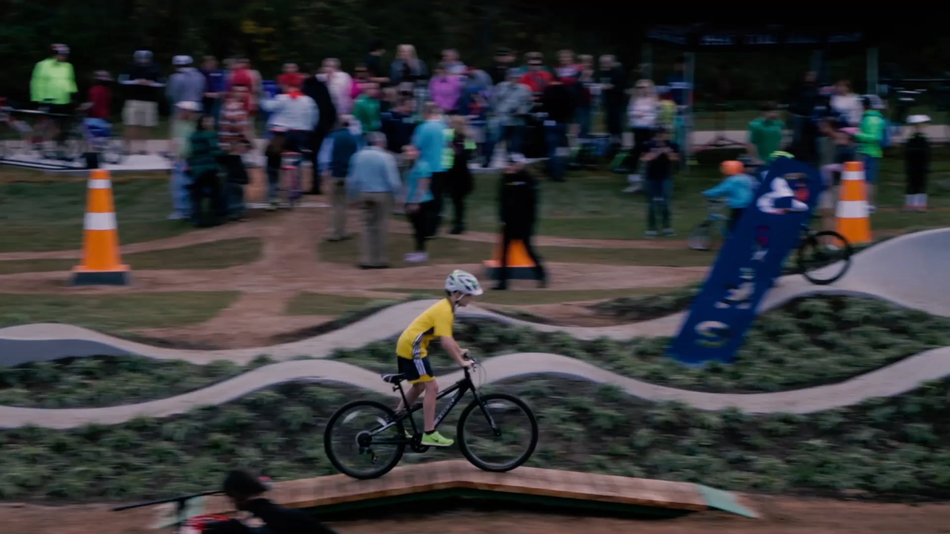 The videos below show examples of bike parks in action.