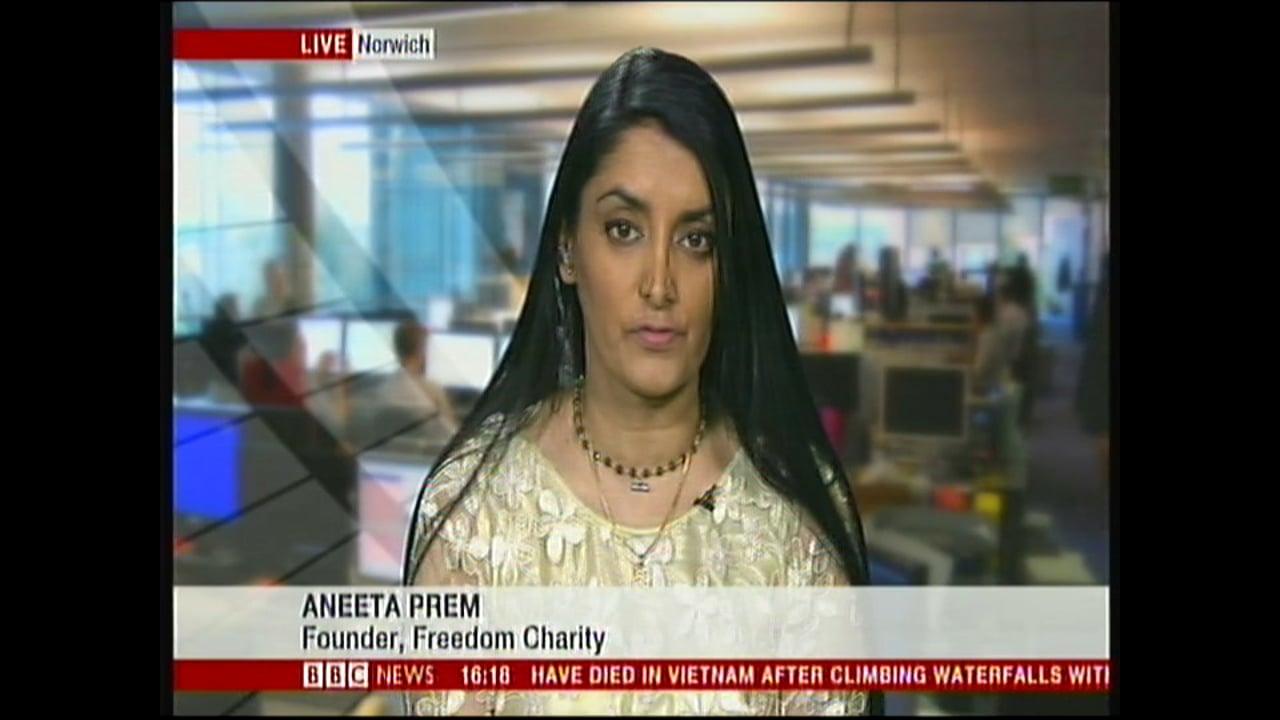 Aneeta Prem commenting on the Rotherham Child sex abuse case